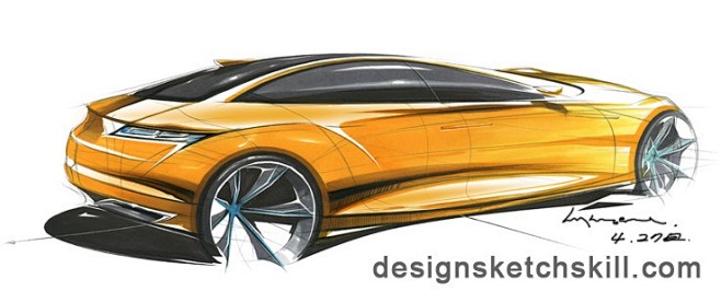 韩国汽车设计师sangwonseok马克笔手绘全集产品设计手绘中国设计手绘