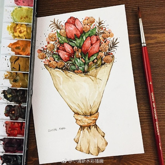 插画-植物-花瓣网|陪你做生活的设计师 | ins插画的