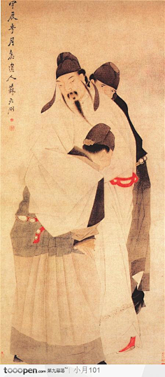 国画写意人物