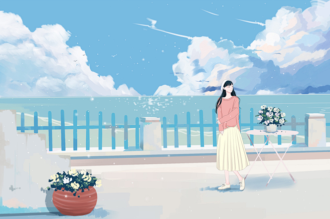 小清新动画图