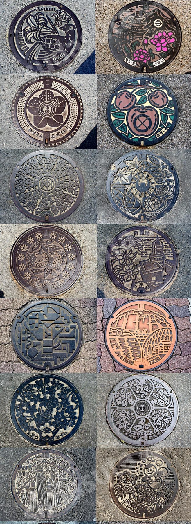 560张日本的窨井盖设计图片manholecover日式街头手绘井盖摄影淘宝网