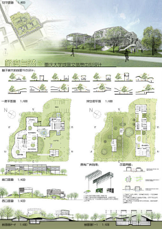 com 毕业设计展板设计排版建筑室内景观规划环艺高逼格psd展板作品