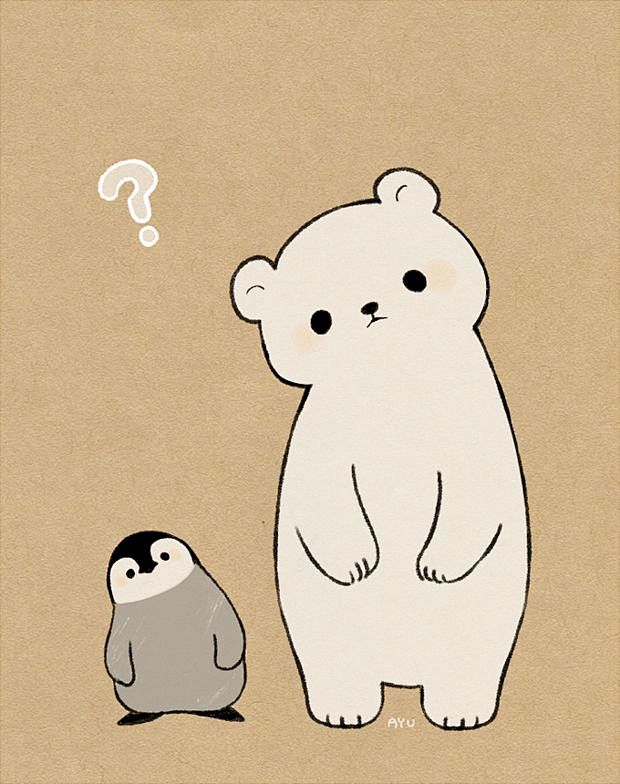 北极熊与企鹅