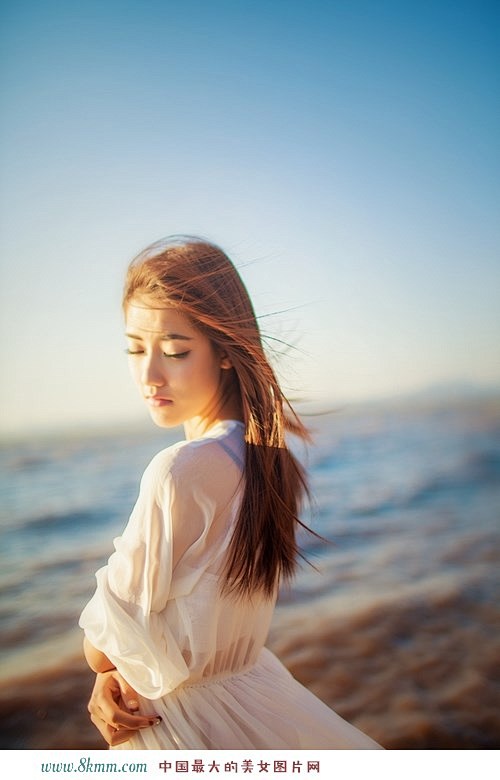 清纯美女模特呆呆 唯美意境大片(1)_清纯美女 