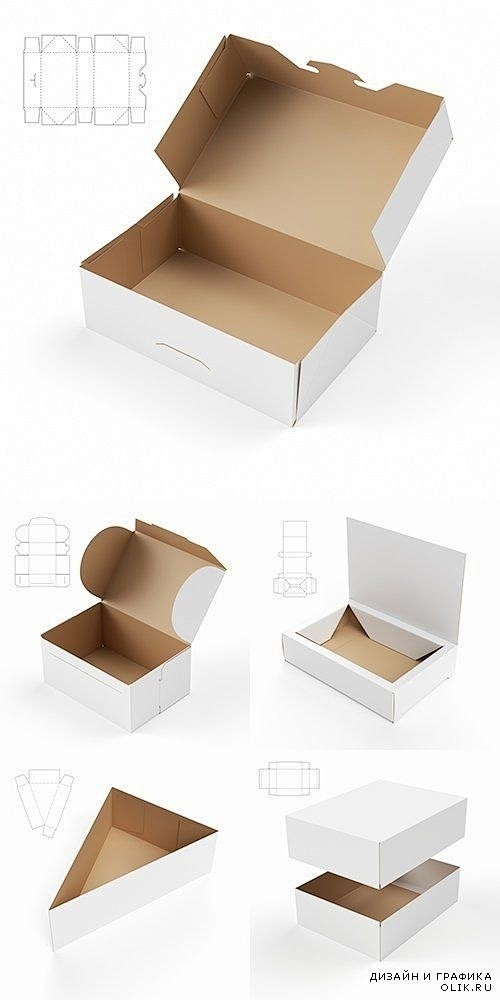 盒型包装展开图