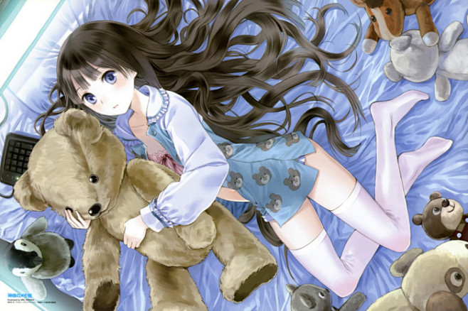 小清新 可爱 初音未来 单马尾 双马尾 麻花辫 美少女 美男 二次元