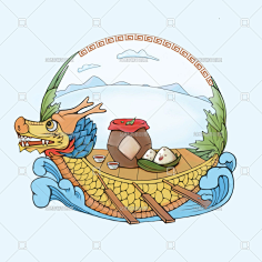 com 端午龙舟创意插画 - 艺术,运动/娱乐活动 - 站酷海洛创意正版图片