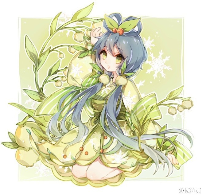 拟人插画-花瓣网|陪你做生活的设计师 | 花拟人