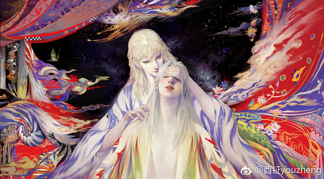 cg-插画-多人构图