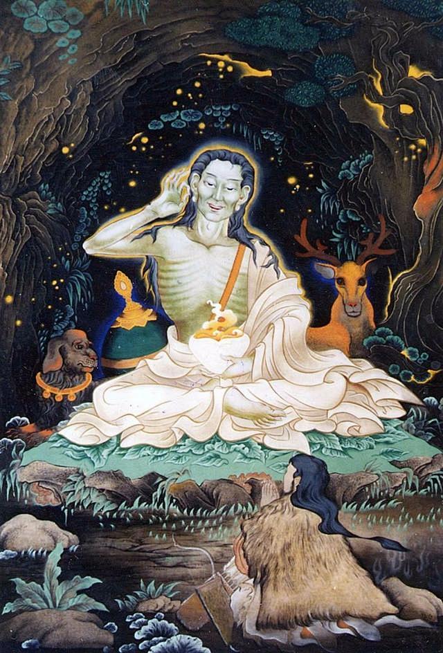 由罪人到成佛密勒日巴大师密勒日巴大师在西藏的各个佛教宗派间虽然常