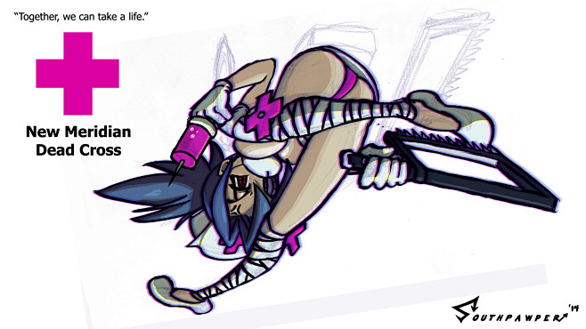 com skullgirls wip: cerebella got back southpawper.deviantart.