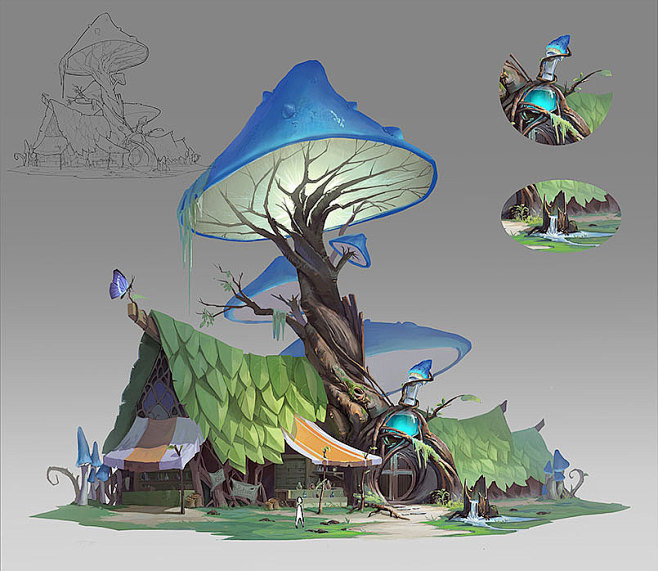 cn 小建筑-魔幻药店|其他|其他|鲭沐 - 原创作品 - 站酷 (zcool)