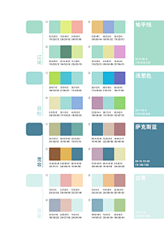 com 经典配色方案之:红,橙,黄,绿,青,紫,无彩色系