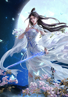 游戏唯美美女图