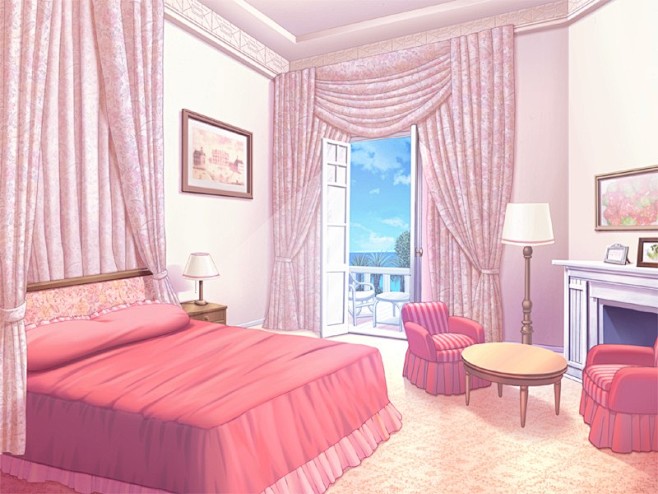 二次元动画场景背景原画359