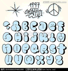 涂鸦 graffiti]如何练习涂鸦个人tag,泡泡字,handstyle(学习交流