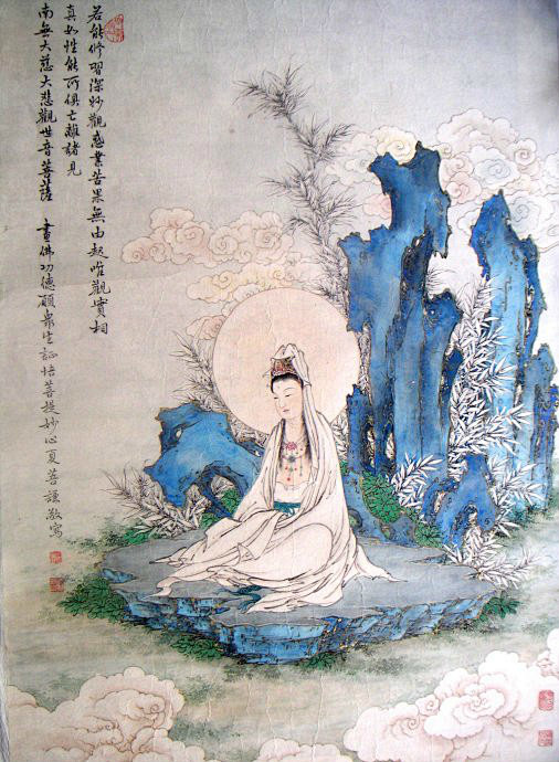 夏荆山佛画