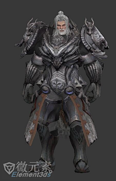 游戏原画—男战士