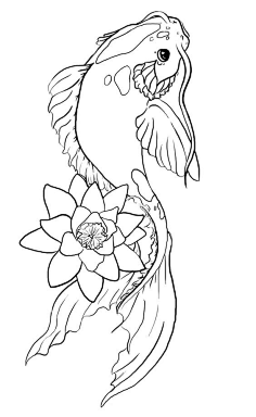 插画手绘白描线稿