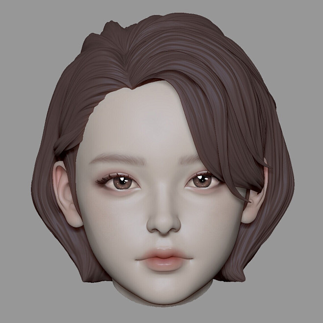 zbrush人头