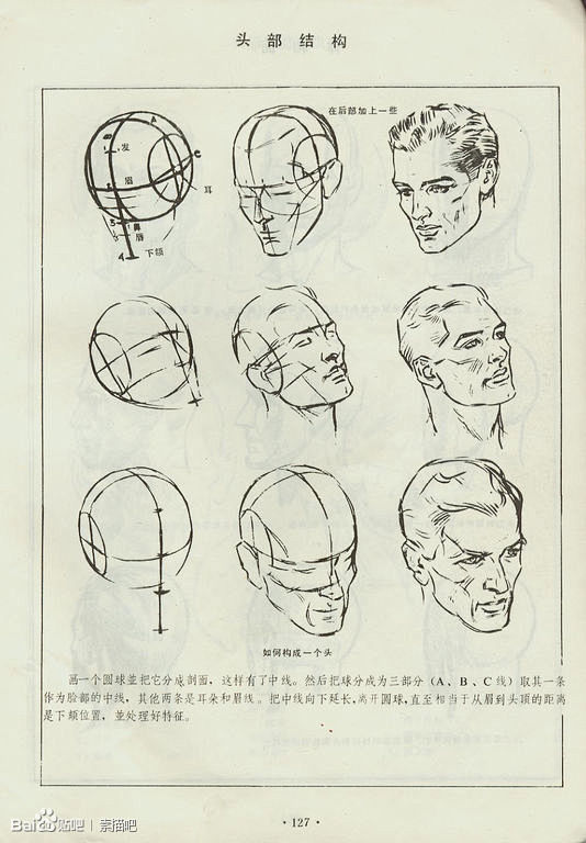 安德鲁路米斯andrewloomis人体素描看图素描吧百度贴吧