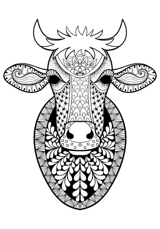 黑白动物线稿图腾装饰画,缠绕画矢量素材eps源文件打包下载