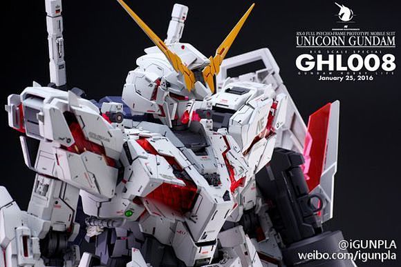细节爆炸naokipg独角兽高达作例高达模型吧百度贴吧