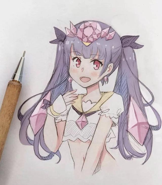 糖焯栗子从d小海~转采于2021-01-08 10:19:02动漫人物手绘插画糖焯