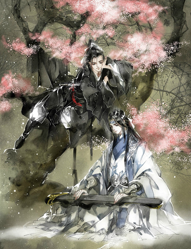 魔道祖师同人插画长阳