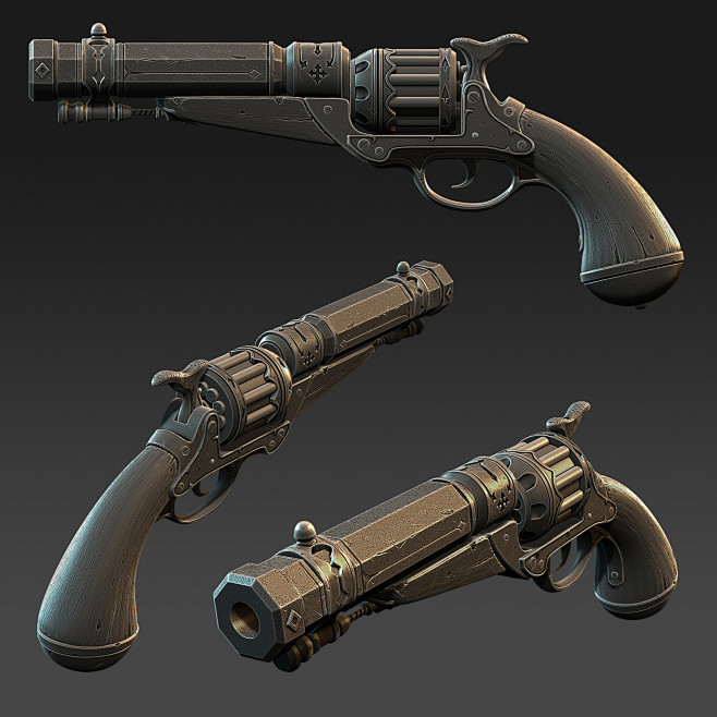 墨水点点采集到武器 / 硬表面  采集 artstation.