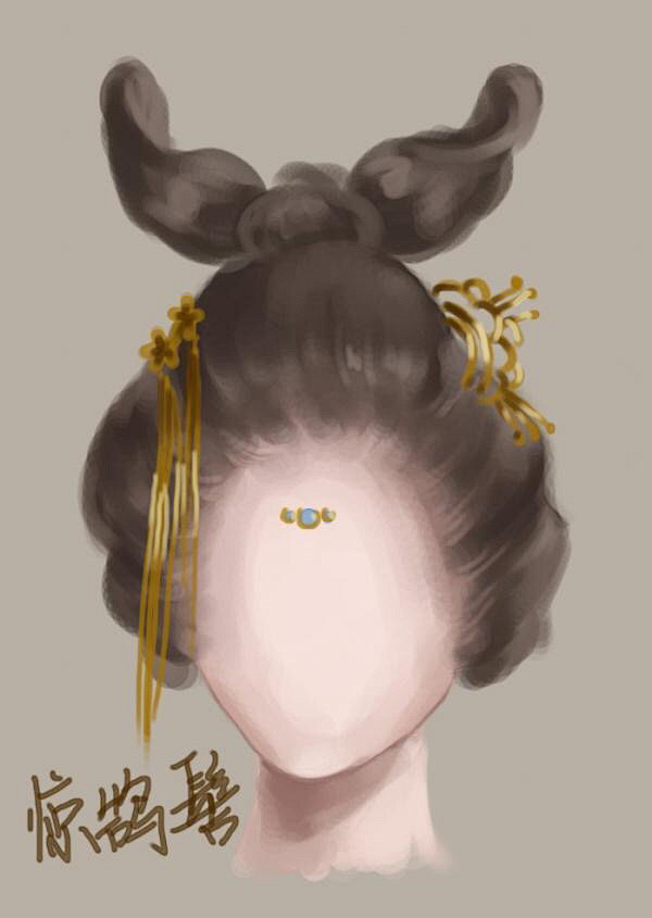 动漫女发型(古风)