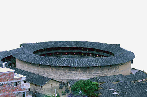 围龙屋-花瓣网|陪你做生活的设计师 | 福建客家围龙屋_360图片