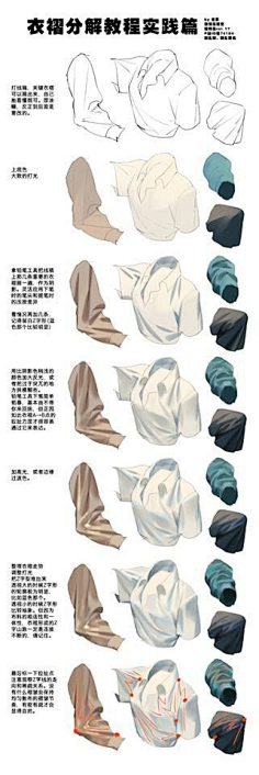 胳膊 手 褶皱