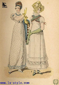 彩绘系列——19世纪欧洲女性服饰