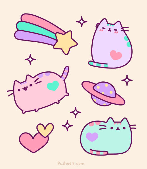 gif简笔画这只猫咪真是萌萌哒画起来啊