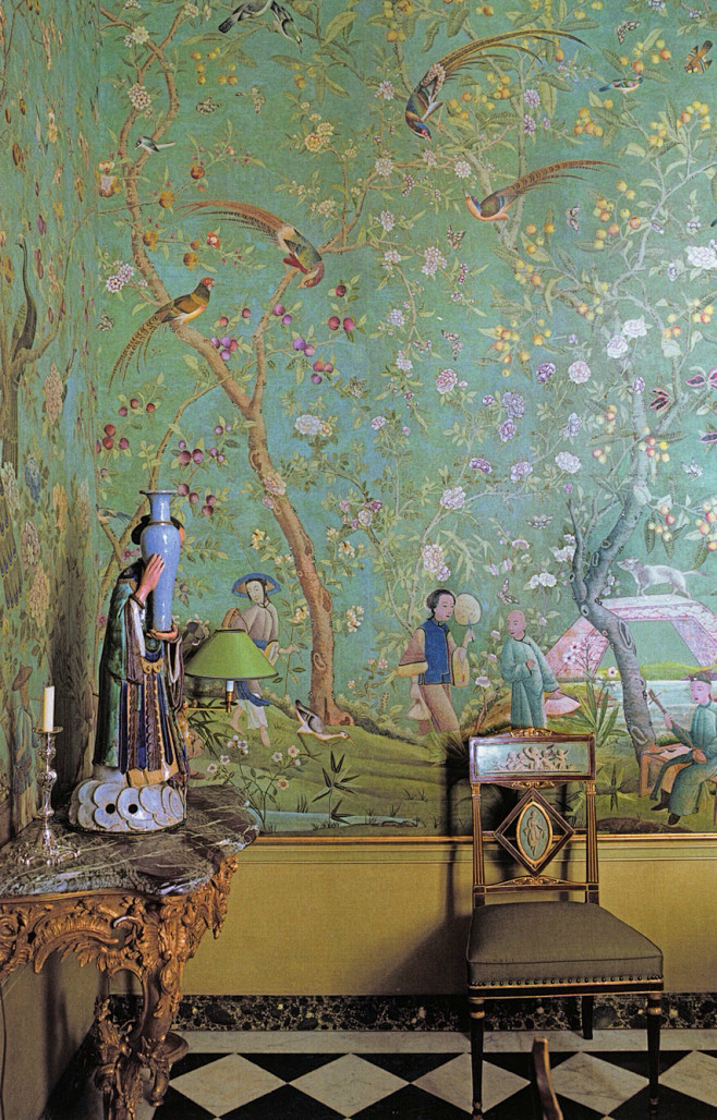 服装设计大师伊夫.圣罗兰与收藏家Pierre Berg