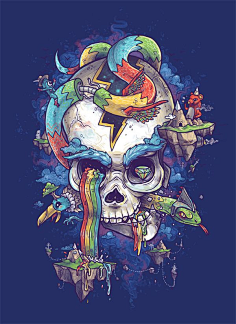 皮肤色卡 插画图案