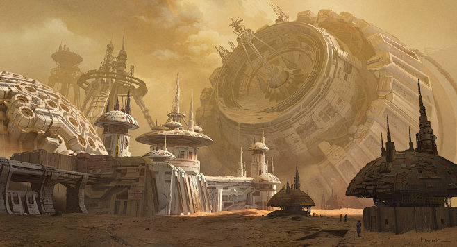 游戏原画一一科幻场景