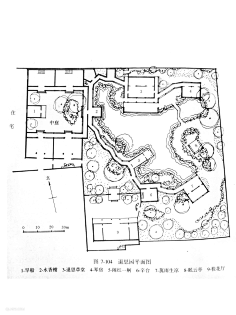 com采集8bxk05eb采集到苏州园林20张【苏州园林】罕见平面图_景观设