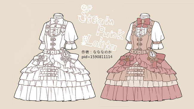 服饰洛丽塔-花瓣网|陪你做生活的设计师 | 复古风