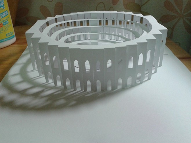 成品点线面立体构成建筑模型纸雕手工diy立体构成柱体作业淘宝网