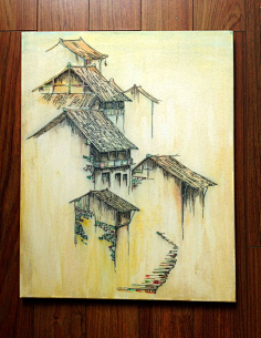 金箔画的屏风技法,从东方到西方有各种各样,都非常精致.