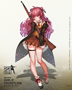 少女前线#战术人形百科 指挥官,今天为您带来的是八月签到人形