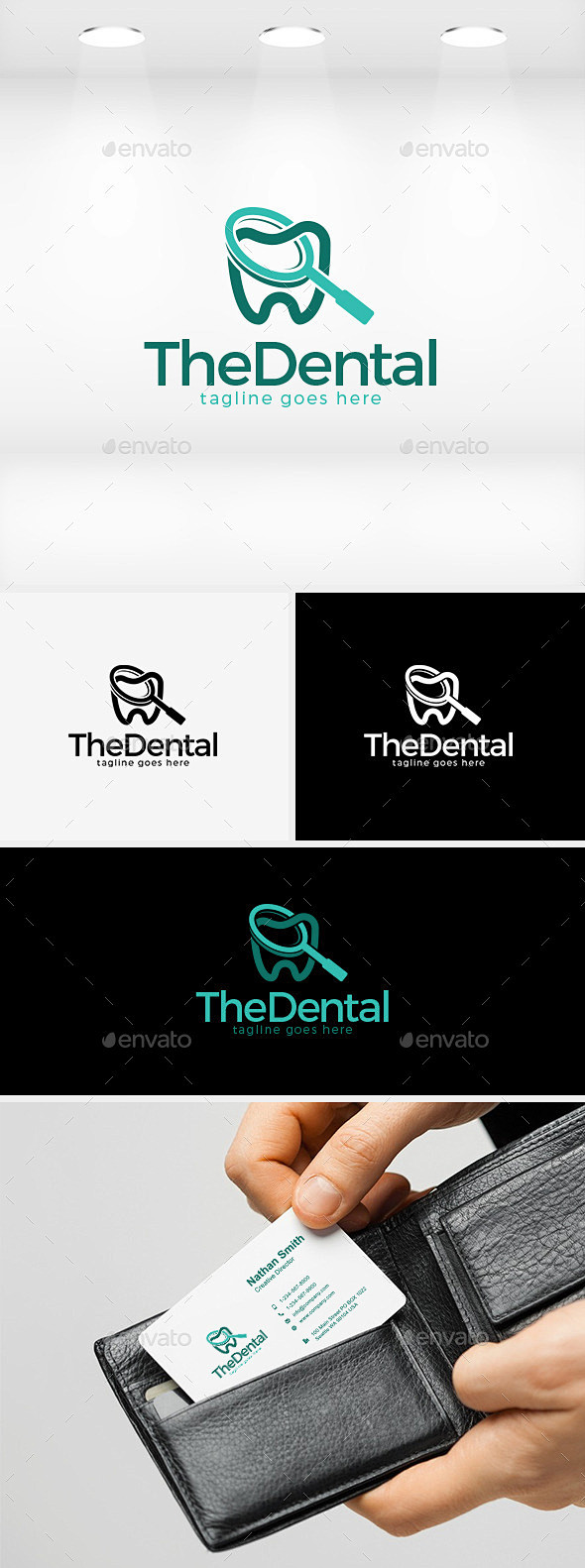 牙科的标志——对象标识模板the dental logo   objects logo t