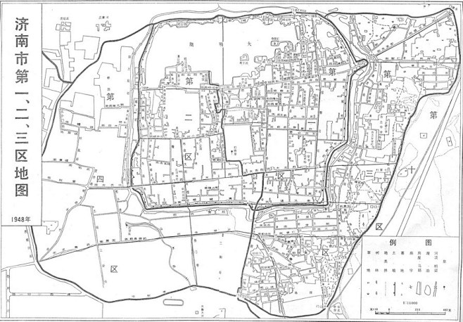 com 济南地图1948 1 青鸟手绘 采集到 手绘