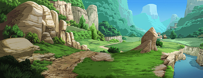cn 动画场景|插画|游戏原画|糖醋排骨汤 - 原创作品 - 站酷 (zcool)