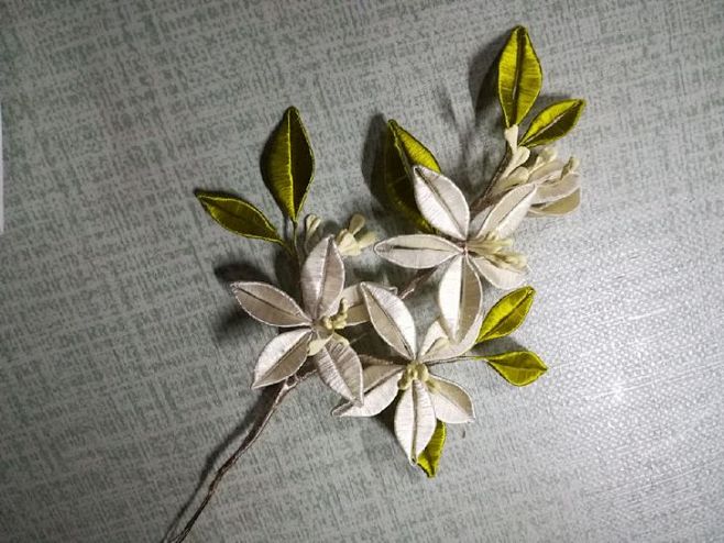 缠花-花瓣网|陪你做生活的设计师 | 手工真丝缠花