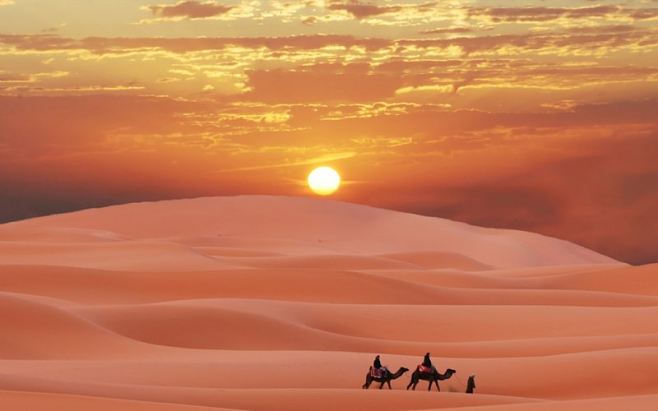 撒哈拉沙漠约形成于二百五十万年前,是世界第