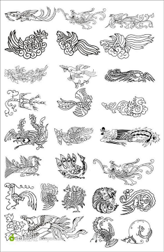 汉服图案素材
