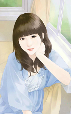 《手绘现代》短发美女